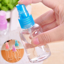 Mini garrafa transparente de plástico, pequeno spray vazio de 30ml para maquiagem e cuidados com a pele, reutilizável, 1/5 peças 2024 - compre barato