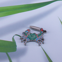 Stabby crab enamel pin 2024 - buy cheap