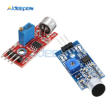 Sensor de detecção para microfone com alta sensibilidade, módulo de detecção com 3 pinos e 4 pinos para arduino avr pic 2024 - compre barato