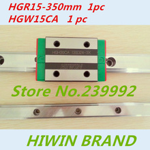 Bloco de guia linear hiwin para hiwin, original, 100% novo, marca hiwin, para trilho linear, hgr15, 350mm, peças cnc 2024 - compre barato