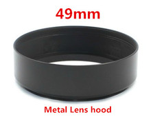 49mm Metal LENS HOOD for canon nikon Sony Pentax for Fujifilm Olympus Leica 49mm lens 2024 - buy cheap