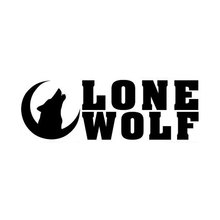 14.7cm5cm Lone Wolf виниловые животные модные наклейки на окна наклейки для автомобиля Стайлинг C5-1146 2024 - купить недорого
