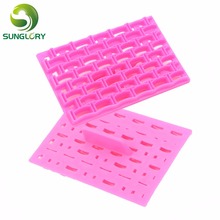 Plastic Sugarpaste Petal Quilt Embosser For Cupcake Decoration DIY Fondant Cake Decorating Tools Lace Biscuit Mold Cookie Cutter 2024 - buy cheap