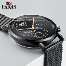 Relógios masculinos haiqin marca superior automático/mecânica masculino relógio bussiness tourbillon aço inoxidável relógio de pulso relogio masculino 2024 - compre barato