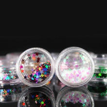 2018 kawaii  Beautiful Shinning Stars Nail/Body/Eye Glitter Powder Paillettes DIY Nail Art Women Superfine Decorations Fashion 2024 - buy cheap