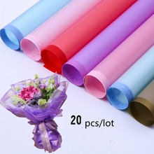 Papel de embrulho flores com borda de amor 20 drive, material de buquê translúcido para embrulho de presentes 2024 - compre barato