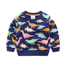 Baby warm jacket 1-5T little kids autumn sweatshirt infant long sleeve dinosaur shirt toddler clothes  baby outwear boys jacket 2024 - buy cheap