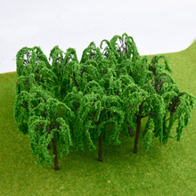20pcs HO 1:100 Scale Iron Wire Model Trees Willow Rail Garden Park River Road Scenery Train Layout 2024 - buy cheap
