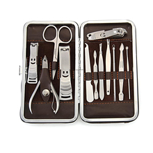 12 In 1 Portable Manicure Set Professional Nail Clipper Finger Plier Grooming Kit Pedicure Scissors Knife Nails Art Care Tool 2024 - buy cheap