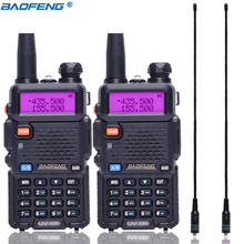 2Pcs BaoFeng UV-5R Walkie Talkie VHF/UHF 136-174Mhz&400-520Mhz Dual Band UV5R Portable Ham Radio + 2PCS NA-771 Antenna 2024 - buy cheap
