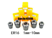 High Quality 10PCS ER16 From 1mm-10mm ER16 Precision Spring Collet Set CNC Milling Lathe Tool & Workholding,ER16-A Nut 2024 - buy cheap