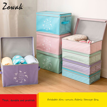 Non-woven Clothing Storage Box Toy Storage Box Lid Cosmetics Storage Box Underwear Storage Boxes Sundries Container Organizer 2024 - buy cheap