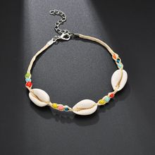 LISM 2019 Hot Boho Cowrie Shell Anklets for Women Summer Beach Foot Jewelry Shell Mix Beads Bracelets Ankle on Leg enkelbandje 2024 - buy cheap