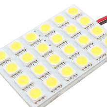 T10 BA9S 24 SMD 5050 3 Adapters Pure white LED Interior Bulb White Light Panel Festoon Interior Dome Lamp Lights 2024 - buy cheap