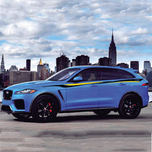 World Datong Sport Stripes Car Stickers For Jaguar F-PACE E-PACE I-PACE Exterior Side Door Decal Car Vinyl Film 2024 - buy cheap