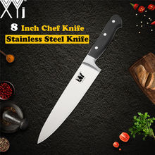 XYj Stainless Steel Kitchen Knife High Carbon Thin Sharp Blade Non-slip Handle Chef Slicing Bread Utility Santoku Paring Knife 2024 - buy cheap
