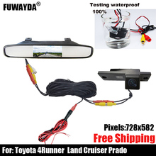 free shipping!!! SONY CCD Car Rear View Reverse Mirror Image With Guide Line CAMERA for Toyota 4Runner / LAND CRUISER PRADO 2010 2024 - buy cheap