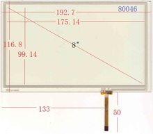 895-sy-080046 8 inch touch screen 193*117 cable Ling GPS universal touch screen 8 inch navigation 2024 - buy cheap