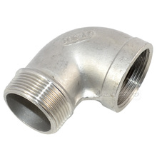 MEGAIRON BSPT 31-1/4" DN32 Stainless Steel SS304 Female-Male Fuel Street Elbow Threaded Pipe Fittings For Water Gas Oil 2024 - buy cheap