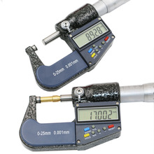 Цифровой микрометр 0-25 мм, 0,001 мм, метрический/дюймовый 2024 - купить недорого