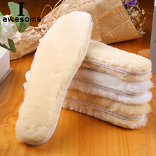 Warm Heated Insoles Soles For Shoes Winter Soft Thick Pad Warm Insoles Imitation Wool Breathable Snow Boots Fur Insoles Pad 2024 - buy cheap
