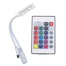 1pc SMD 5050 5730 3528 RGB Led Strip light Dimmer Controller DC 12V 24 Keys Wireless IR Remote Dimmer Switch 2024 - buy cheap