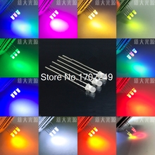 1000pcs 3mm fog LED Diode Round LED White turn White/Yellow/Blue/Green/Red/ Light Emitting Diode Lamp Light Diffused Wide Angle 2024 - buy cheap