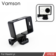 Vamson-carcasa protectora de marco lateral para Xiaomi, accesorios para cámara Yi, borde de montaje con Base, VP638 2024 - compra barato