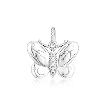 CKK Decorative Butterfly Necklace Charms 925 Original Fit Bracelets Sterling Silver Charm Beads for Jewelry Making Bijoux Bead 2024 - buy cheap