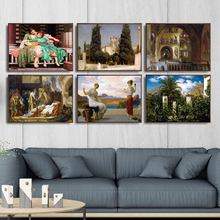 Casa Decoração Wall Art Pictures Fro Sala Poster Cópia Da Lona Pinturas Frederic Leighton Britânico 2024 - compre barato