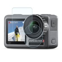 Osmo película protetora de lente de ação, película de vidro temperado para dji osmo action sport, conjunto de acessórios para câmera 2024 - compre barato
