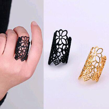 FAMSHIN 2016 New fashion accessories lace trimming flowers Woman ring finger ring wholesale factory 2024 - buy cheap