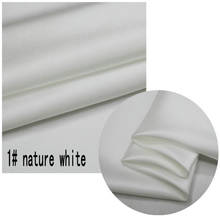 Натуральный белый шелк шармёз атласная ткань для шелковых платьев постельное белье 16 момме, 114 см 2024 - купить недорого