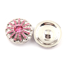 Free shipping new arrival flower CZ stone charm  button beads 2024 - buy cheap