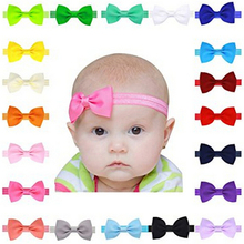 20pcs Baby Girls Bow Headband Hairband Soft Elastic Band Hair Accessories bow 2024 - buy cheap