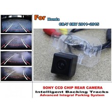 For Honda For CR-V For CRV 2011~2015 Smart Tracks Chip Camera / HD CCD Intelligent Dynamic Parking Car Rear View Camera 2024 - buy cheap