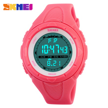 SKMEI-Reloj de pulsera Digital LED para Mujer, accesorio de marca de lujo, a la moda militar, deportivo, femenino 2024 - compra barato