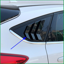 For Ford Focus Hatchback 2012 2013 2014 2015 2016 2017 Rear Door Window Louver Frame Window Sill Molding Cover Sticker Trim 2024 - buy cheap