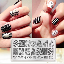 16 Styles DIY Nail Decorations Nail Stencils Nails Art Stamp Templates Plates for Gel Nail Polish Manicure Image Plate 2024 - buy cheap