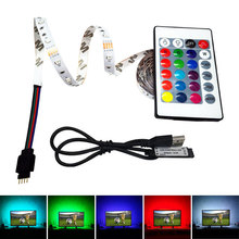 5V USB RGB Led light Strip Flexible PC 3528 50CM 1M-5M 5V led Strip Lights Lamp Diode TV Backlight USB Ledstrip No-Waterproof 2024 - buy cheap