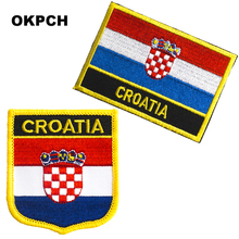 Croatia Flag patches embroidered flag patches national flag patches Patches for Clothes DIY Decoration PT0095-2 2024 - buy cheap