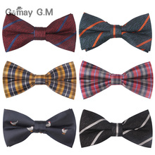Fashion Bow tie For Men Casual Neckties Striped Plaid Bowtie Corbata Wedding Bowties Business Suits Cravat 2024 - buy cheap