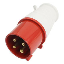 AC 380-415 V 32A IP44 3 P + E IEC309-1 Industrial conector, rojo, blanco 2024 - compra barato