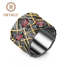 GEM'S BALLET de amatista Natural anillo de piedras preciosas de Plata de Ley 925 Original hecho a mano rama hoja anillos para las mujeres joyería fina 2024 - compra barato