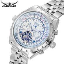 Reloj Hombre JARAGAR Fashion Watch Mens Day Flywheel  Auto Mechanical Steel Wristwatch Gift Box  Gift Free Ship 2024 - buy cheap