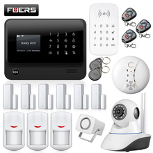 FUERS 3GG90B 433MHZ WiFi 2.4G GSM GPRS SMS Wireless Home Security Alarm System IOS Android APP with 720P IP camera 2024 - buy cheap