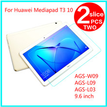 Для Huawei ags-w09 l09 l03 9,6 "закаленное стекло Мембрана для Huawei Mediapad T3 10 стальная пленка для планшета защита экрана 2024 - купить недорого