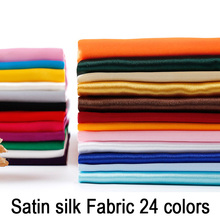 3yards Satins Fabric silk Fabric gift box cloth dress curtain wedding party background cloth DIY Handmade Sewing Quilting 2024 - buy cheap