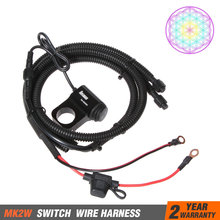 1set Controls Custom MK2W 12V Motorcycle led Head light switch + wire harness ATV Handlebar Fog Spotlight On Off Switch 2024 - buy cheap