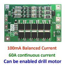 3S 60A Lithium Li-ion Battery Charger Protection PCB BMS Board with Balance For Drill Motor 11.1V 12.6V Lipo Cell Module 2024 - buy cheap